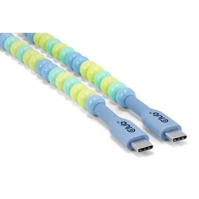Afbeelding van Club 3D Club3D Lifestyle USB C Perlen kabel PD60W (2 m),