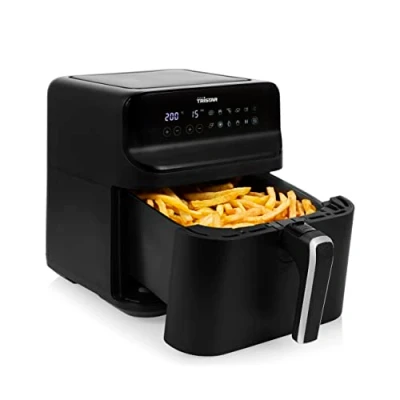 Afbeelding van Airfryer Tristar XXL FR 9025 Heteluchtfriteuse Groot 6 Liter 10 bakprogramma’s Digitale bediening Zwart