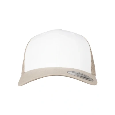 Afbeelding van Flexfit Retro Trucker Pet, Maat: One Size, Khaki/white