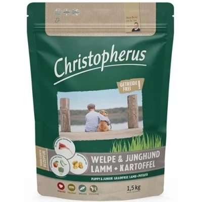 Afbeelding van Christopherus graanvrije puppy &amp; jonge hond met lam aardappel 1kg