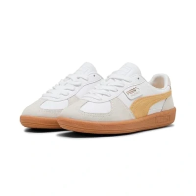 Afbeelding van Palermo leren sneakers uniseks, Wit, Maat 42 PUMA