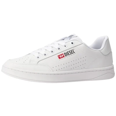 Afbeelding van Diesel Sathene VTG Sneakers laag, Heren, Maat: 40, White Leer