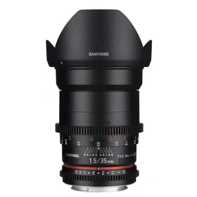 Image de Objectif reflex vidéo Samyang VDSLR 35mm T1.5 MK2 Noir pour Canon EF