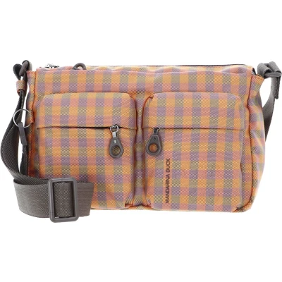 Afbeelding van MANDARINA DUCK Schoudertas MD20 Vichy Crossover Orange Abrikoos