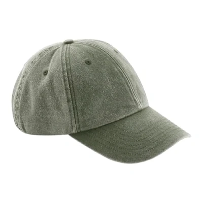 Afbeelding van Beechfield Vintage pet laag profiel B655 Olive