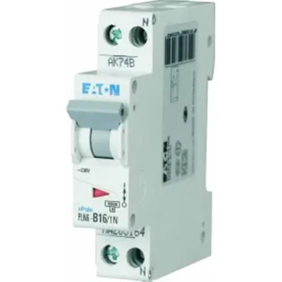 Afbeelding van Eaton installatieautomaat 1 polig nul 16A B karakteristiek PLN6 B161N