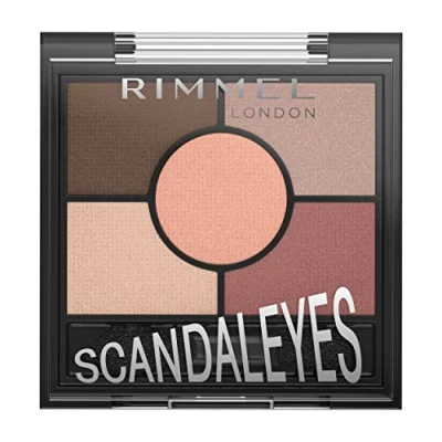 Afbeelding van Rimmel Scandaleyes Oogschaduwpalet, rozenkwarts, 5 stuks