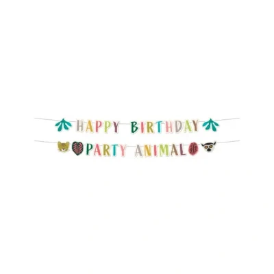 Afbeelding van Zoo Party Letterslinger Set van 2 stuks