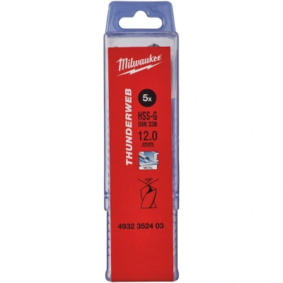Afbeelding van MILWAUKEE 4932352403 THUNDERWEB HSS G metaalboor 12x151x101mm (5 st.)