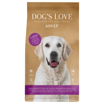 Afbeelding van 2kg Dog&#039;s Love Adult Lam Hondenvoer Droog