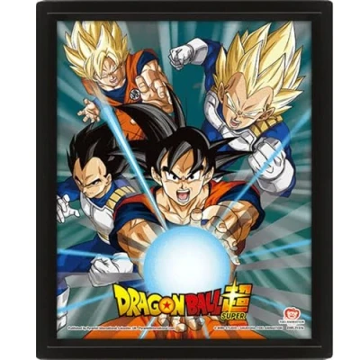 Afbeelding van Dragon Ball Super Power of Saiyans 3D Lenticular Poster 28,7 x 23,5cm
