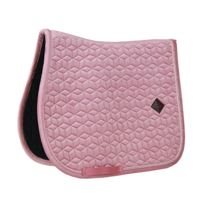 Image de Kentucky Tapis de Selle Velvet Saut Rose Vieux Cob