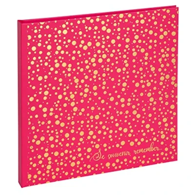 Image de Exacompta Plum&#039; Album 60 x 4x6 po (10x15 cm) points polka dorés framboise 1