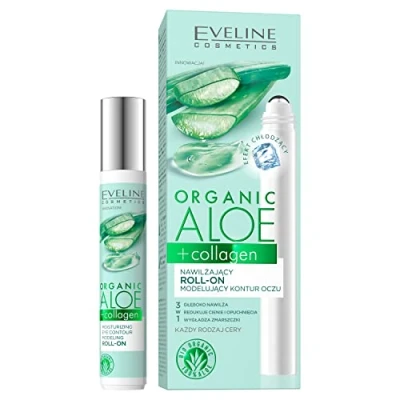 Afbeelding van Biologische Aloë + Collageen hydraterende oogcontour roll on 15ml