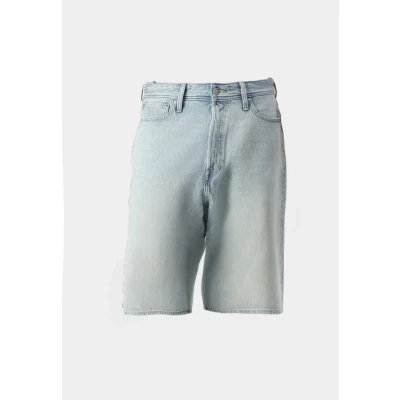 Afbeelding van Jack &amp; Jones Jjiron Jjoriginal Jeansshort, Heren, Maat: Medium, Blue denim