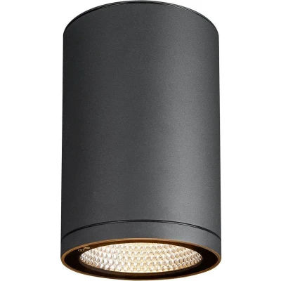 Afbeelding van SLV 1003442 ENOLA ROUND L LED plafondlamp vast ingebouwd 35 W Antraciet