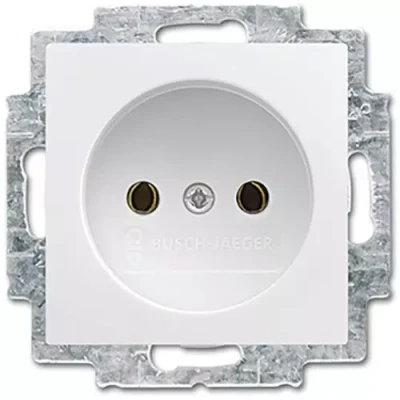 Afbeelding van Busch Jaeger Balance SI wandcontactdoos zonder randaarde 2300 UC 914 500