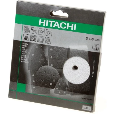 Afbeelding van Hikoki Schuurschijf diameter 150 k60 velcro wit (10 st)