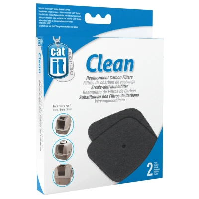 Afbeelding van Catit Koolfilter Kattentoilet Kattenbakaccessoires 2 stuks