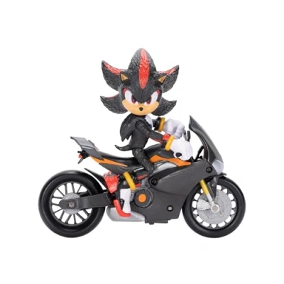 Image de Sonic 3 Le Film Set Figurine Shadow Articulée et sa Moto Sportive Licence Officielle 13 cm Détails Réalsites Figurines à Collectionner pour Fan Idée Cadeau Enfant Dès Ans