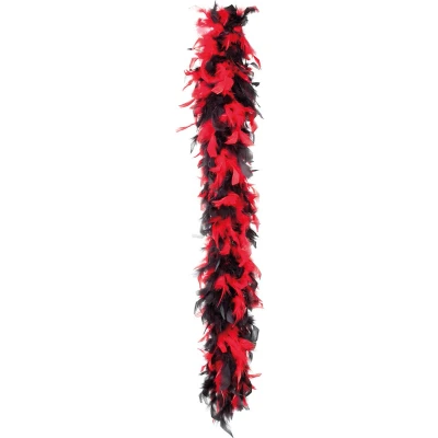 Afbeelding van Boland Boa 50 g Party Rood en zwart Volwassenen Unisex Showgirl Glitter and Glamour