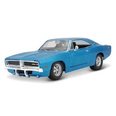 Afbeelding van Dodge Charger R/T 1969 1:25 Maisto Zilver 31256