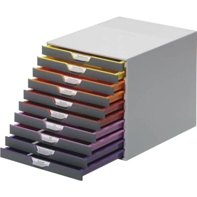 Afbeelding van Durable Ladeblok Varicolor, 10 Laden Ladenblok