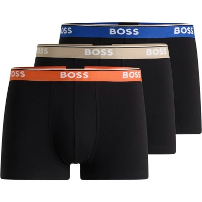 Afbeelding van Boss Power Trunk Boxershorts Heren (3 pack) Maat L