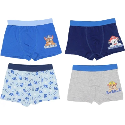 Afbeelding van Paw Patrol boxershorts onderbroek onderbroeken katoen 4 stuks maat 122/128