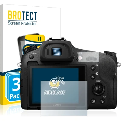 Afbeelding van BROTECT Screenprotector voor Sony Cyber Shot DSC RX10 III Folie Beschermfolie Beschermglas transparant (3 Stuks)