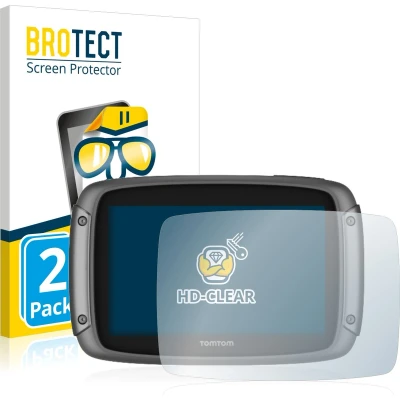 Afbeelding van BROTECT Screenprotector voor TomTom Rider 500 Folie Beschermfolie transparant (2 Stuks)