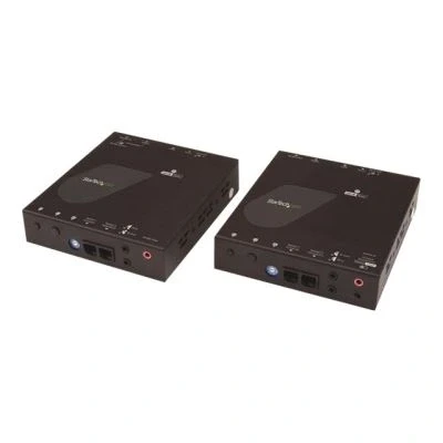 Image de StarTech.com Kit extendeur HDMI via IP video sur Extender Prolongateur avec support mur 4K 30 Hz Rallonge vidéo/audio/infrarouge/série Gigabit Ethernet