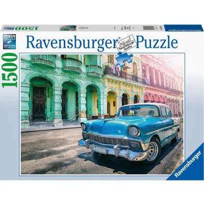 Afbeelding van Ravensburger puzzel Cuba Cars Legpuzzel 1500 stukjes