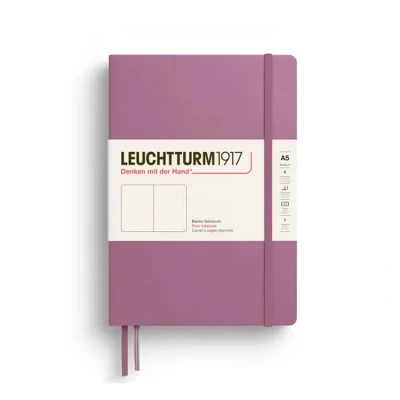 Afbeelding van Leuchtturm notitieboek dusty rose blanco medium hardcover a5 145x210mm