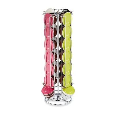 Afbeelding van Relaxdays capsulehouder compatibel met dolce gusto cuphouder voor 28 cups metaal