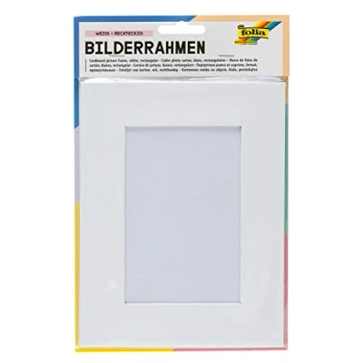 Afbeelding van Fotoframe Folia 166x216mm karton wit