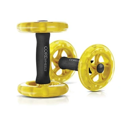 Image de SKLZ Entraîneur d&#039;abdominaux Core Wheels Jaune et noir