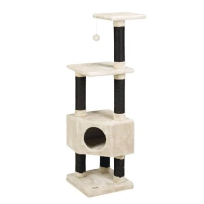 Afbeelding van Beeztees Figado Krabpaal Creme 40x40x135 cm