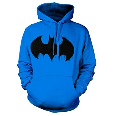 Afbeelding van Batman Sweatshirt met capuchon voor heren, Blauw