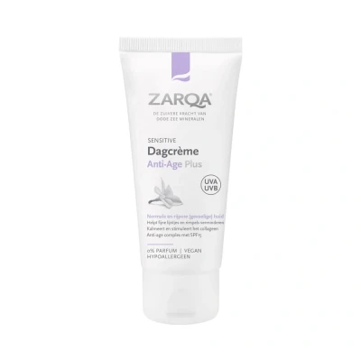 Afbeelding van 3x Zarqa Dagcreme Anti Age Plus SPF15 Sensitive 50 ml