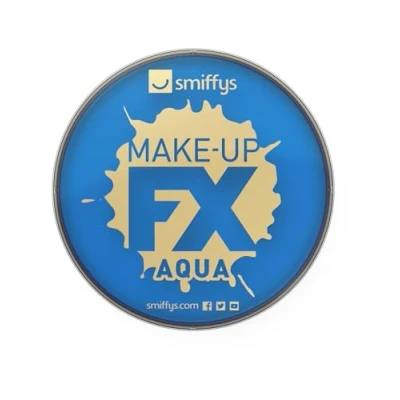 Afbeelding van Smiffys FX make up op waterbasis voor gezicht en lichaam, koningsblauw, 16 ml,