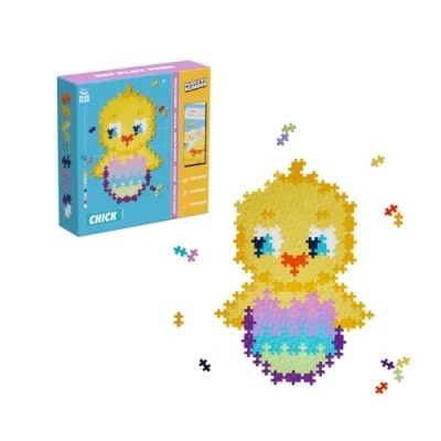 Afbeelding van Plus Puzzle By Number Kuiken Constructiespeelgoed Set Met Bouwstenen 250 Delige Bouwset Bouwspeelgoed Vanaf 5 Jaar