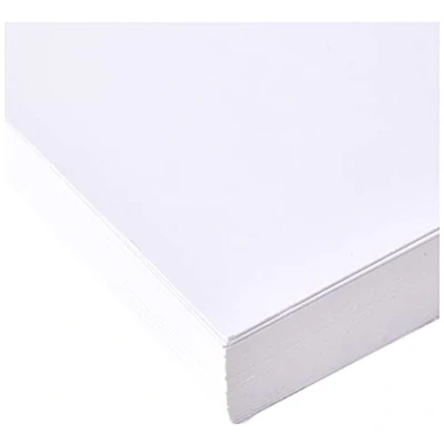 Afbeelding van Bcreativetolearn A6 witte ansichtkaart, blanco, voor handwerk, dikke kaart, 50 vellen, karton, 300 g/m², wit