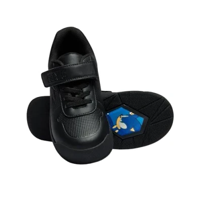 Afbeelding van Sonic The Hedgehog jongensschoen Kinderschoenen voor jongens Modieuze sneakers jongens, zwart.