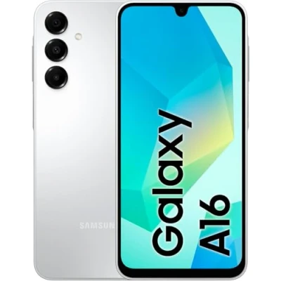 Afbeelding van Samsung Galaxy A16 128 GB, Android smartphone, ontgrendeld, 6,7 inch display, 5000 mAh batterij, grijs, Franse versie
