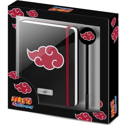 Afbeelding van Naruto Shippuden Anime Dagboek + Pen Set Konoha Logo Akatsuki
