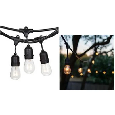 Afbeelding van E27 Fitting Feestverlichting Prikkabel, 10 Meter, Waterdicht IP65, Doorkoppelbaar