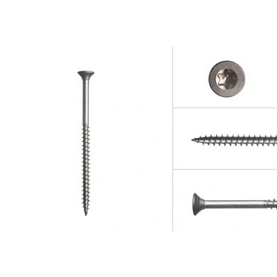 Afbeelding van Wovar Spaanplaatschroeven RVS A2 5 x 80 mm Torx 25 200 Stuks