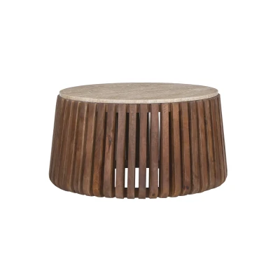 Afbeelding van Jonckheere Collectie SALONTAFEL &#039;LUUK&#039; 70 CM ROND MANGO HOUT