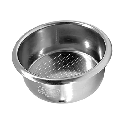 Afbeelding van NEOUZA espressokoffie bodemloze filterdrager, dubbelzijdige verdeler en aanstamper, voor 54mm Breville 870/875/878/880, roestvrij staal